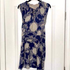 Tulle Blue and White Dress Size Small